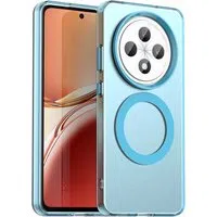 Custodia MagSafe per Oppo Reno12 FS 5G / Reno12 FS 4G / Reno12 F 4G / Reno12 F, Techsuit, CandyCase, Blu — 3