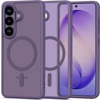 Custodia MagSafe per Samsung Galaxy S26 S942, Tech-Protect, Magmat, Viola Opaco — 3