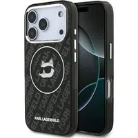 Custodia MagSafe per Apple iPhone 17 Pro, Karl Lagerfeld, IML Choupette's Head, Nera — 3