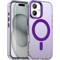 Custodia MagSafe per Apple iPhone 16, Techsuit, CandyCase, Viola — 3