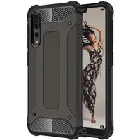 Custodia per Huawei P20 Pro, Techsuit, Hybrid Armor, Nera — 3