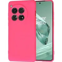 Custodia per OnePlus 12, Techsuit, SoftFlex, Rosa Scuro — 3
