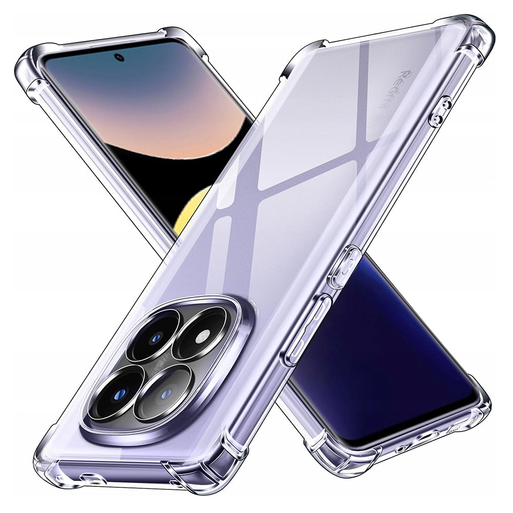 Custodia per Xiaomi Redmi Note 14 Pro+ 5G, Techsuit, Shockproof Clear, Trasparente