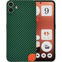 Custodia per Nothing CMF Phone 1, Techsuit, Carbonite FiberShell, Verde — 3