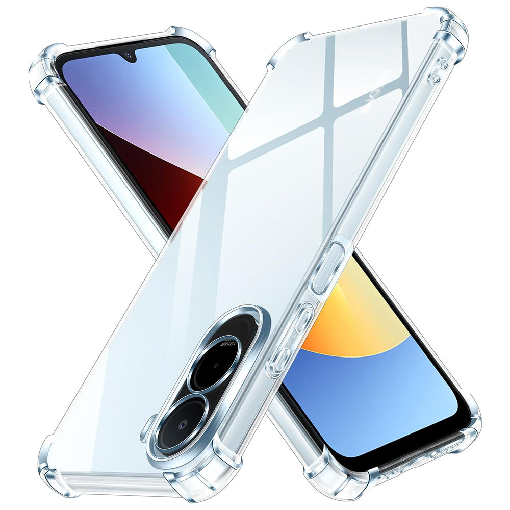 Custodia per Xiaomi Redmi A7 Pro 4G, Techsuit, Shockproof Clear, Trasparente