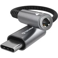Adattatore Audio USB-C - 3.5mm Techsuit AC14 SonicPiX, Grigio — 3