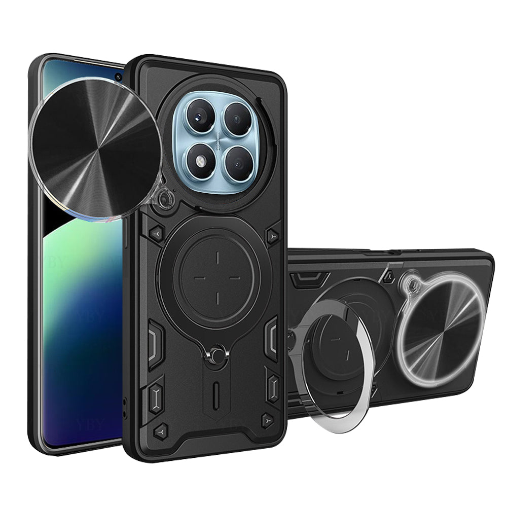 Custodia per Xiaomi Redmi Note 14 Pro 4G, Techsuit, CamGuard Pro, Nera