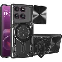 Custodia per Motorola Edge 60 Pro, Techsuit, CamGuard Pro, Nera — 3