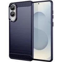 Custodia per Samsung Galaxy S25 Edge S937, Techsuit, Carbonio, Blu — 3