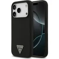 Custodia MagSafe per Apple iPhone 17 Pro, Guess, Logo Triangolo, Nera — 3
