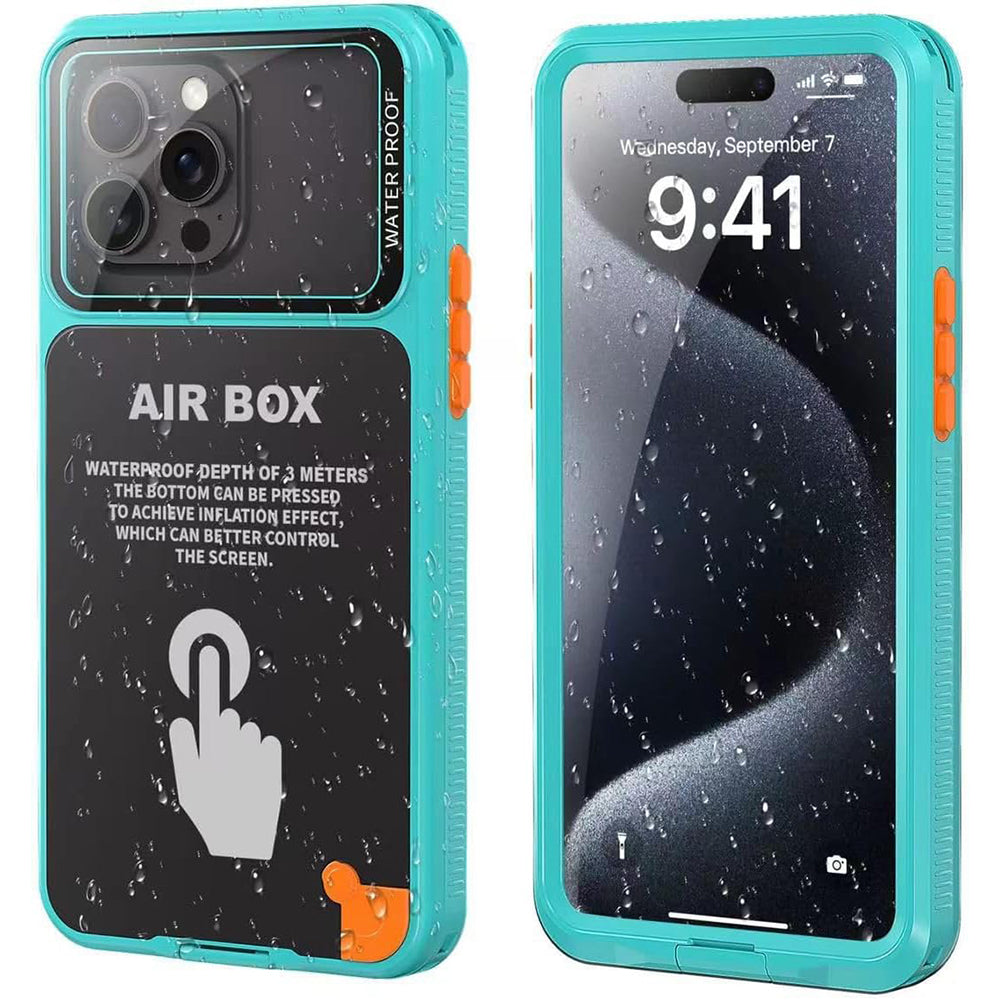 Custodia Universale Waterproof per Telefono max. 6.1 pollici, ShellBox, AirBox, Blu