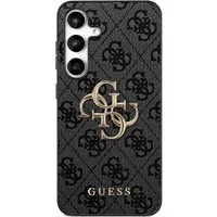Custodia per Samsung Galaxy S25 FE, Guess, 4G Metal Logo, Nera — 3