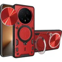 Custodia per Honor Magic8 Pro, Techsuit, CamGuard Pro, Rossa — 3