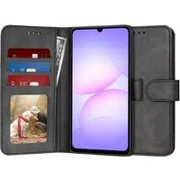 Custodia per Samsung Galaxy A07 4G A075, Techsuit, Diary Book, Nera — 3