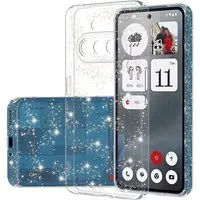 Custodia per Nothing Phone (3a), Techsuit, SparkleSkin, Trasparente — 3