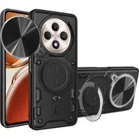 Custodia per Oppo Reno12 FS 5G / Reno12 FS 4G / Reno12 F 4G / Reno12 F, Techsuit, CamGuard Pro, Nera — 3