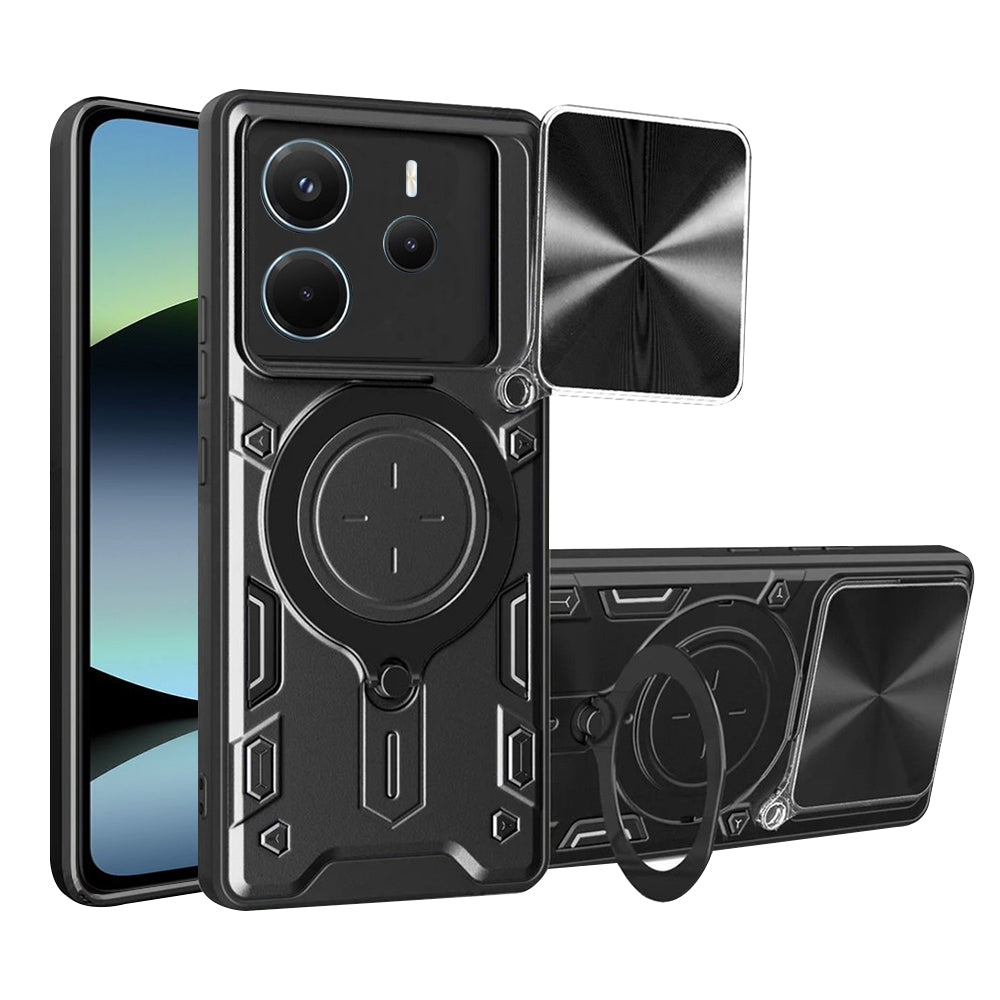 Custodia per Xiaomi Redmi Note 14 4G (Regionale), Techsuit, CamGuard Pro, Nera