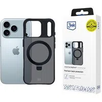 Custodia per Apple iPhone 17 Pro Max, 3MK, Smoke MagStand, Nera — 3