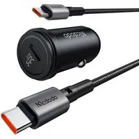 Caricabatterie Auto Con Cavo USB-C McDodo CC-7493 Obsidian, 30W, 3A, 1 x USB-C, Nero — 3
