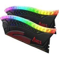 Memoria RAM Dato Ares Armor, DDR4, RGB, 2 x 8GB, 3600Mhz, CL18, Nera AMRGB8GX216G36K — 3