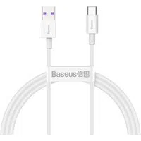 Cavo dati e ricarica USB-A - USB-C Baseus Serie Superior, 66W, 1m, bianco CATYS-02 — 3