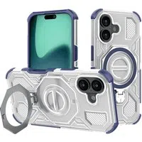 Custodia per Apple iPhone 17, Techsuit, Carbon Shield Pro, Blu — 3