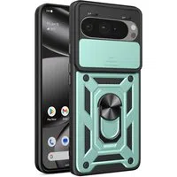 Custodia per Google Pixel 10 Pro XL, Techsuit, CamShield, Verde — 3