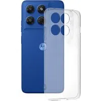 Custodia per Motorola Moto G47 / G37 Power / G37, Techsuit, Chiara, Trasparente — 3