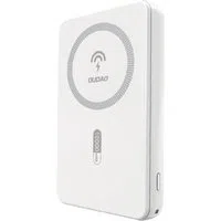 Batteria Esterna Wireless Dudao K14S, 5000mAh, 20W, QC + PD + FQI, 1 x QI - 1 x USB-A - 1 x USB-C, Bianca — 3