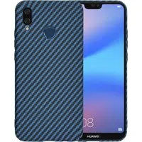 Custodia per Huawei P20 Lite, Techsuit, Carbonite FiberShell, Turchese — 3