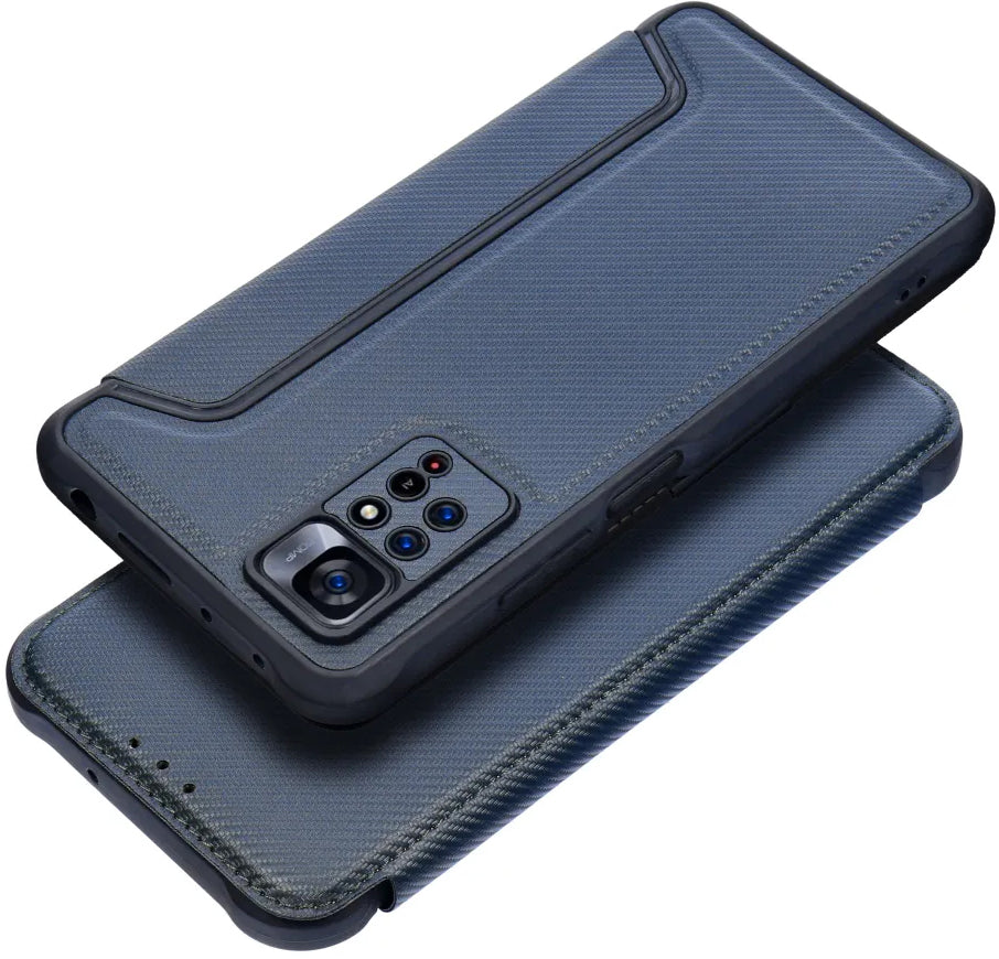 GSMnet Custodia per Xiaomi Poco C75 5G / C75 / Redmi 14C, OEM, Razor Book, Blu