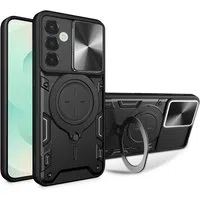 Custodia per Samsung Galaxy S25+ S936, Techsuit, CamGuard Pro, Nera — 3