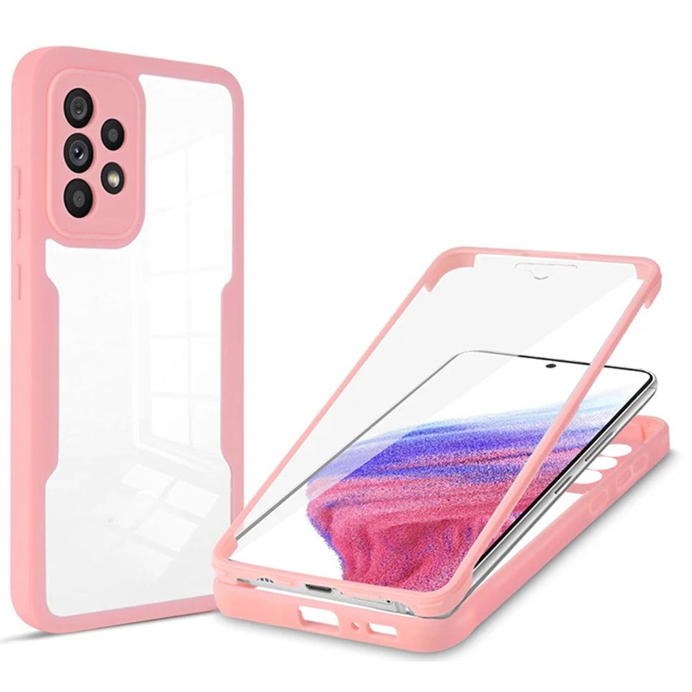 Techsuit Custodia per Samsung Galaxy A53 5G A536, Techsuit, ColorVerse 360, Rosa