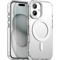 Custodia MagSafe per Apple iPhone 16, Techsuit, CandyCase, Bianca — 3