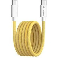 Cavo Dati e Ricarica USB-C - USB-C Techsuit PCB114D, 60W, 1m, Giallo — 3