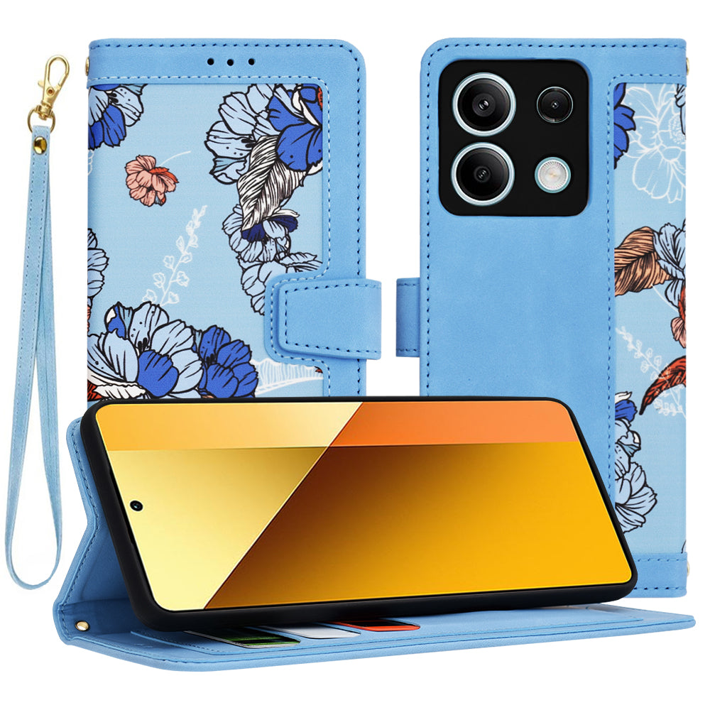 Custodia per Xiaomi Redmi Note 13 5G, Techsuit, FlipCraft, Blu