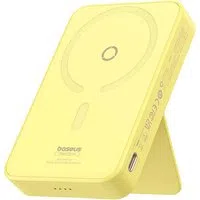 Batteria Esterna Wireless Baseus MagPro PPCXZ05, 5000mAh, 20W, PD + FQI, 1 x QI - 1 x USB-C, Gialla P10064101Y23-00 — 3