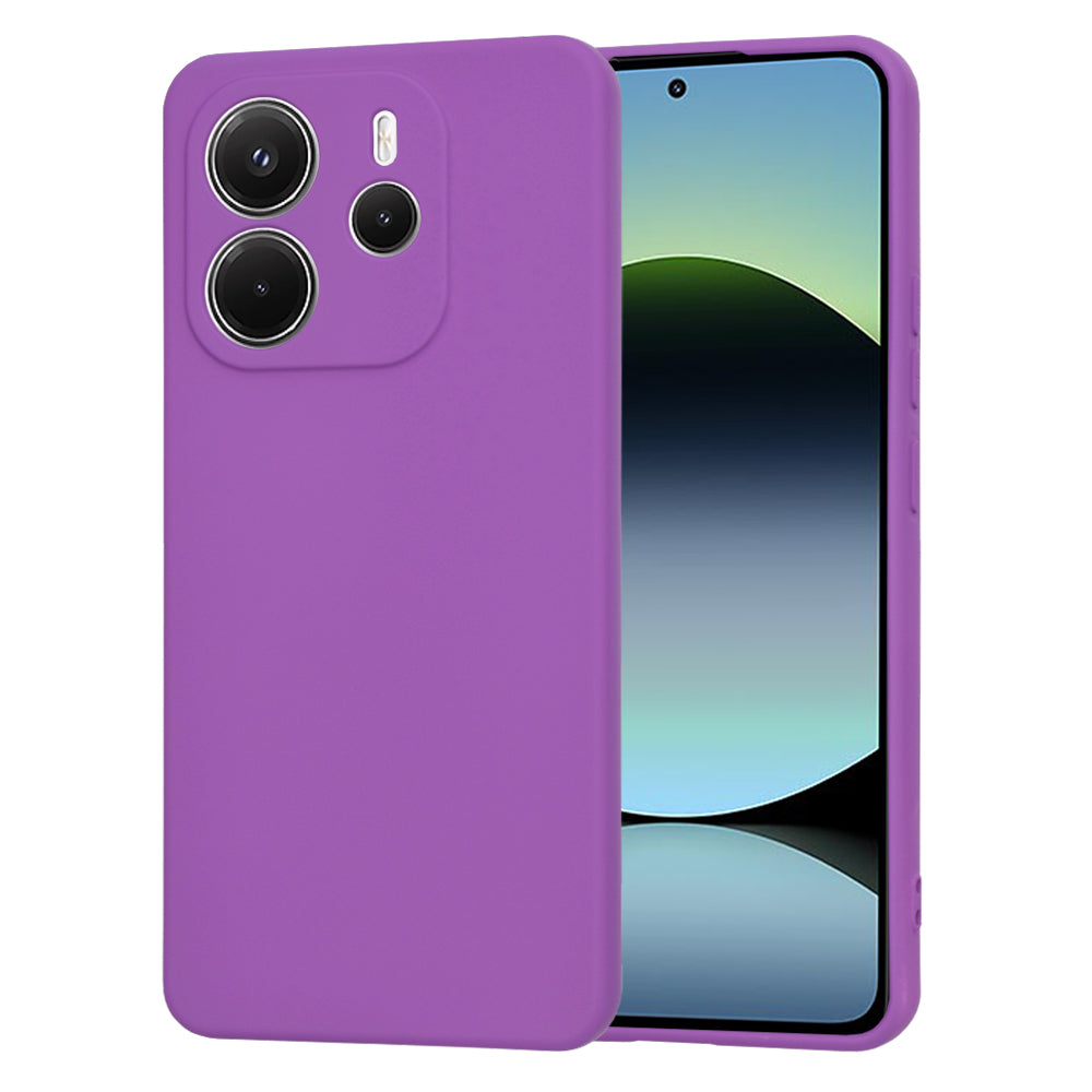 Custodia per Xiaomi Redmi Note 14 4G (Standard), Techsuit, SoftFlex, Viola