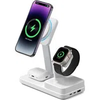 Caricabatterie Stazione ESR CryoBoost QI 6in1, 100W, 2 x USB-A - 1 x USB-C, Bianco — 3