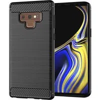 Custodia per Samsung Galaxy Note 9 N960, Techsuit, Carbonio, Nera — 3