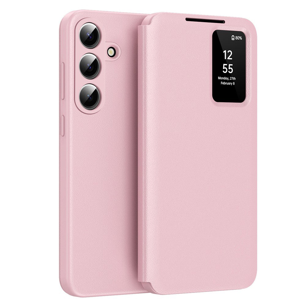 Techsuit Custodia per Samsung Galaxy S26 Plus S947, Techsuit, SmartView, Rosa