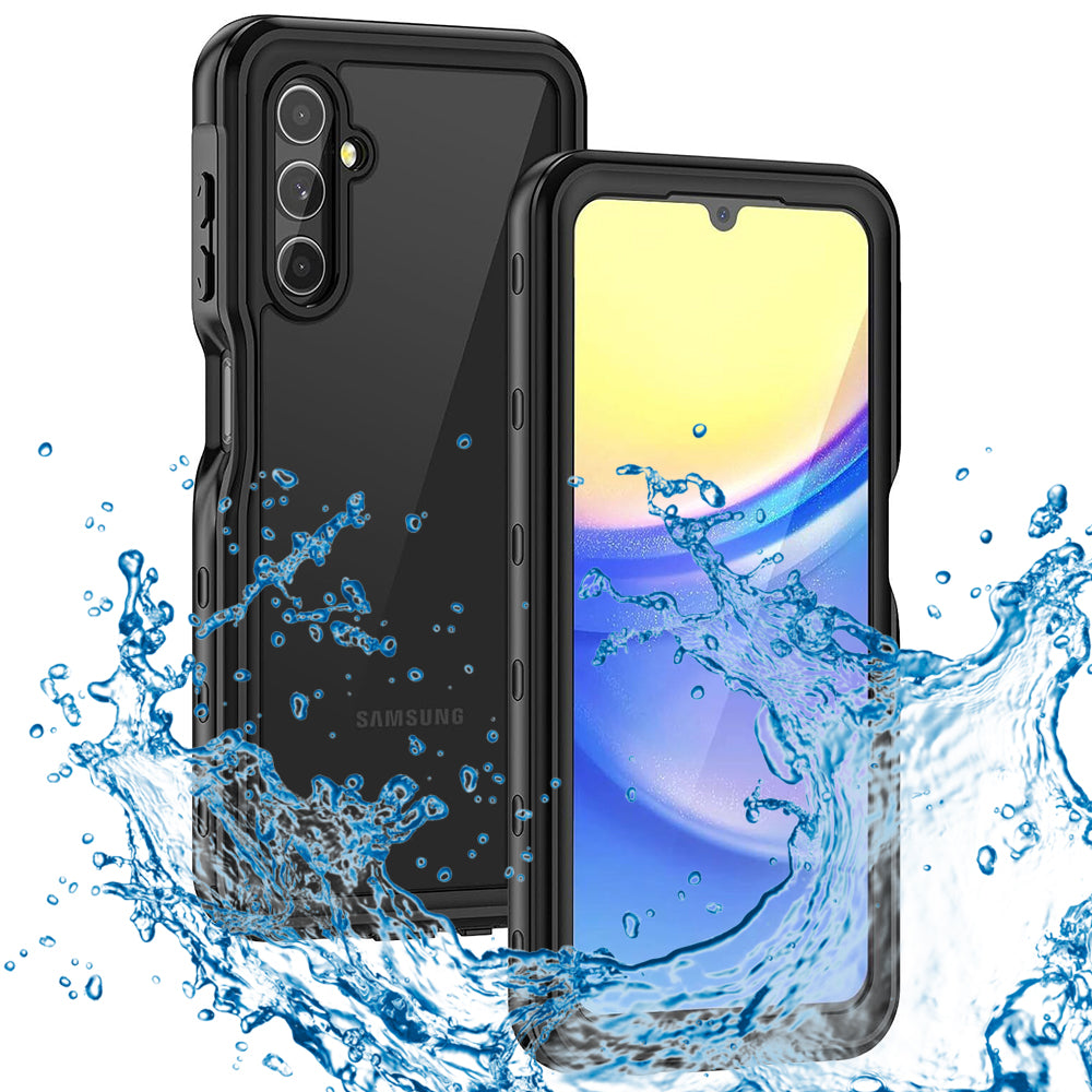 Custodia Waterproof per Samsung Galaxy A15 5G A156 / A15 A155, ShellBox, Nera