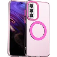Custodia MagSafe per Samsung Galaxy A37 5G, Techsuit, CandyCase, Rosa — 3