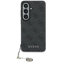 Custodia per Samsung Galaxy S26 S942, Guess, 4G Classic Logo Charm, Nera — 3