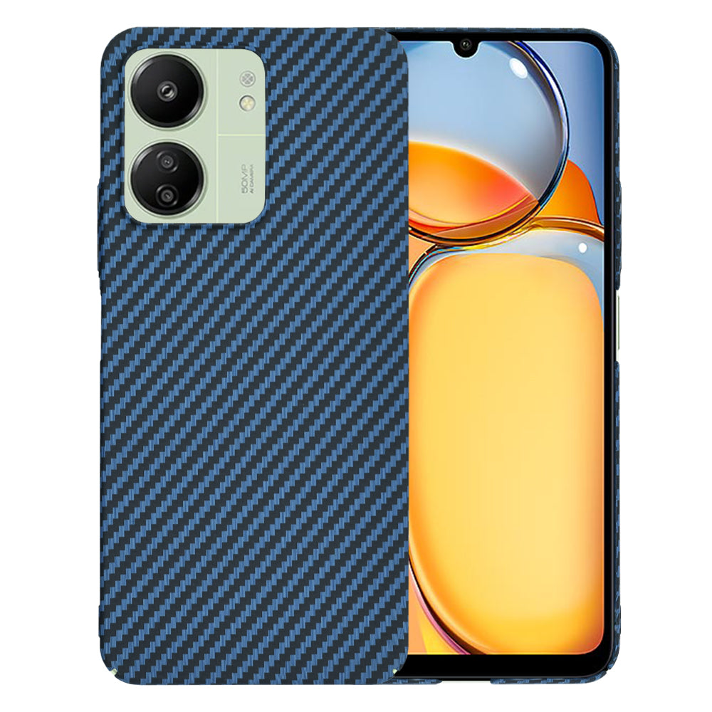 Custodia per Xiaomi Redmi 13C 5G / 13C / Poco C65, Techsuit, Carbonite FiberShell, Turchese