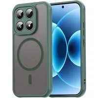 Custodia MagSafe per Xiaomi 17, Techsuit, HaloFrost II, Verde — 3
