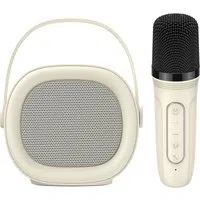 Cassa Portatile Bluetooth HAVIT SK819BT Karaoke, 5W, Beige — 3