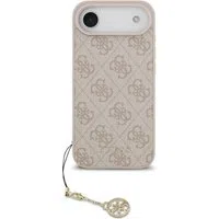 Custodia MagSafe per Apple iPhone 17 Air, Guess, 4G Charm Cradle, Rosa — 3