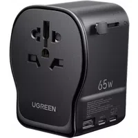 Caricatore da rete UGREEN Travel S550 (55001), 65W, 3,25A, 1 x USB-A - 2 x USB-C, Nero — 3