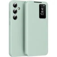 Custodia per Samsung Galaxy A55 5G A556, Techsuit, SmartView, Verde — 3
